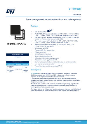 STPM066S datasheet cover page