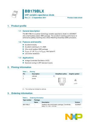 BB179BLX datasheet cover page