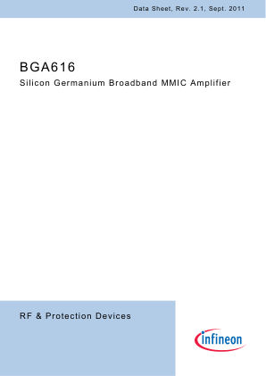 BGA616 数据手册首页