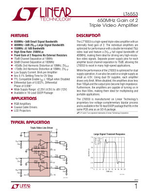 6553F datasheet cover page