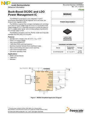 SC900842 数据手册首页