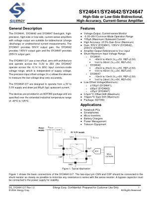 SY24641 datasheet cover page