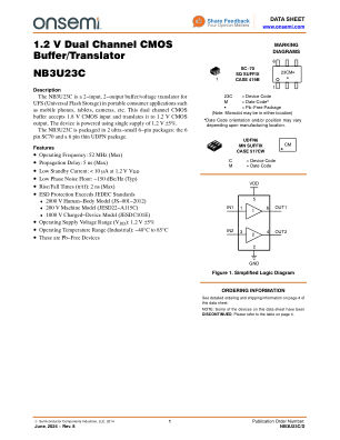 NB3U23C datasheet cover page
