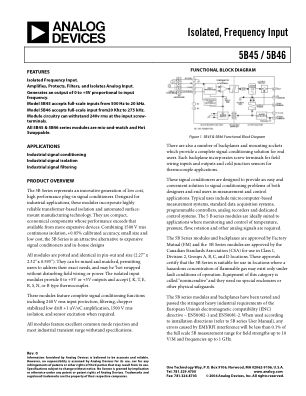 5B45 datasheet cover page