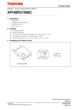 XPH8R316MC datasheet cover page