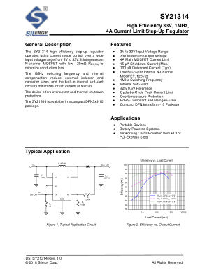 SY21314DBC datasheet cover page