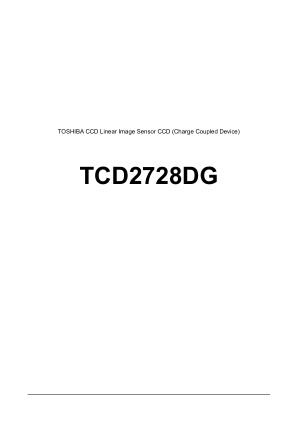 TCD2728DG 数据手册首页