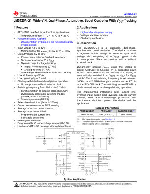 LM5125A-Q1 datasheet cover page