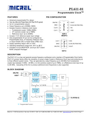 PL611-01-F93TC 数据手册首页