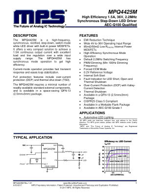 MPQ4425M-AEC1 datasheet cover page