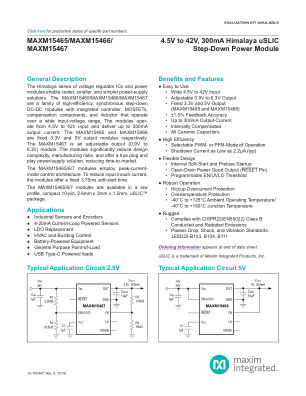 MAXM15465-MAXM15467 datasheet cover page