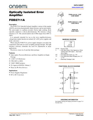 FOD2711A 数据手册首页