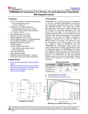 TPSM828502-Q1 datasheet cover page