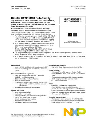 K27P169M150SF5V2 数据手册首页