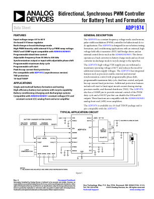 ADP1974 数据手册首页