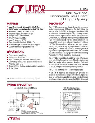 1169FA datasheet cover page