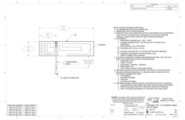 ANT-LPC-FPC-100 数据手册首页