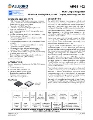ARG81402 datasheet cover page