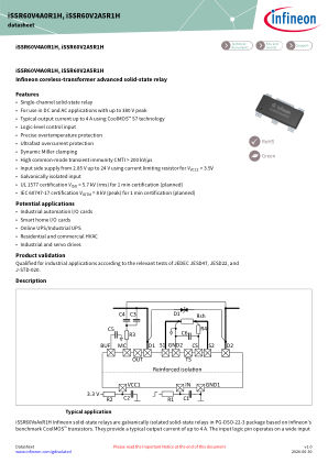 iSSR60V2A5R1H datasheet cover page