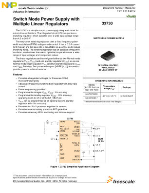 MC33730 datasheet cover page