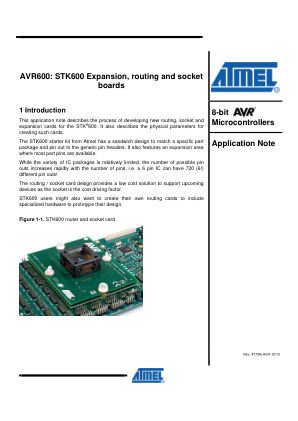 ATSTK600-RC88 数据手册首页