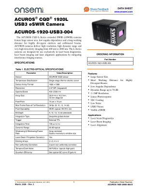 ACUROS-1920-USB3-004 datasheet cover page