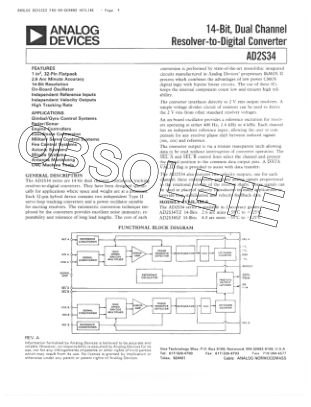 468377671AD2S34 datasheet cover page