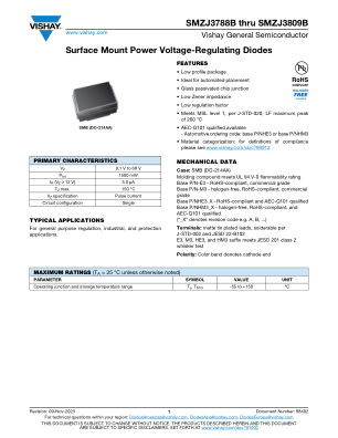 SMZJ datasheet cover page