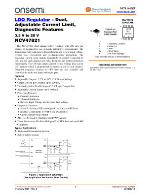 NCV47821 datasheet cover page