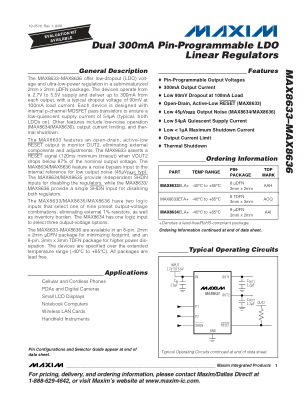 MAX8633-MAX8636 datasheet cover page