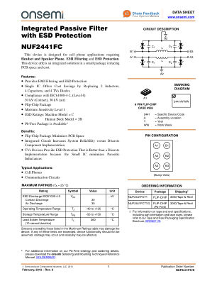 NUF2441FC 数据手册首页