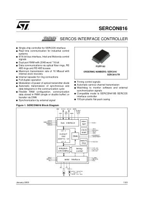 SERC816 数据手册首页