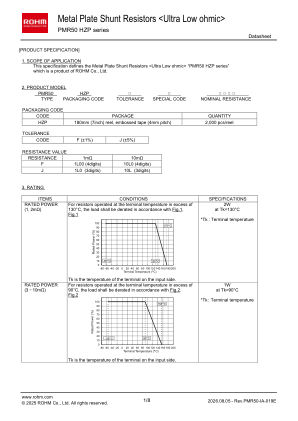 PMR50HZPJU10L 数据手册首页