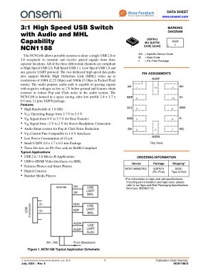NCN1188 datasheet cover page