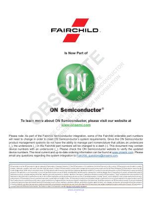 FAN6602R datasheet cover page