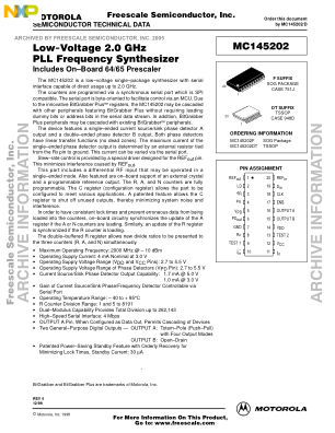 MC145202 datasheet cover page