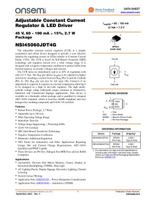 NSI45060JD datasheet cover page