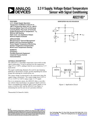 AD22103 datasheet cover page