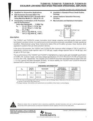 TLE2037A-Q1 数据手册首页