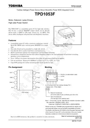 TPD1053F 数据手册首页