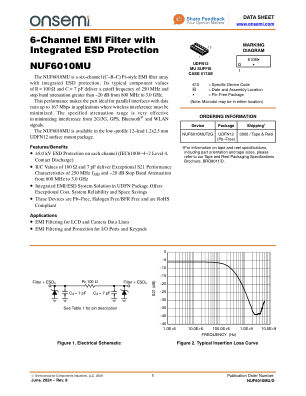 NUF6010MU 数据手册首页