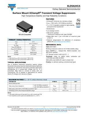 XLD5A24CA 数据手册首页