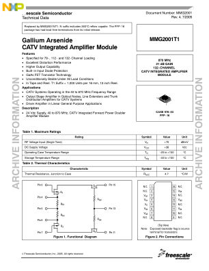 MMG2001 数据手册首页