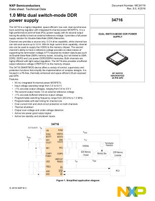 MC34716 datasheet cover page