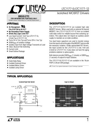 1177F datasheet cover page