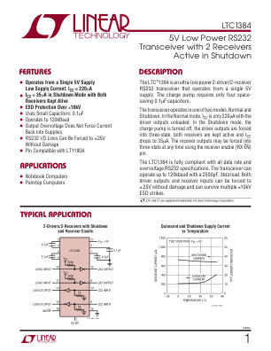 1384FA datasheet cover page