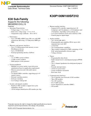 K30P100M100SF2V2 数据手册首页