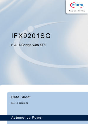 IFX9201SG 数据手册首页