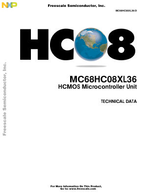 MC68HC08XL36 数据手册首页