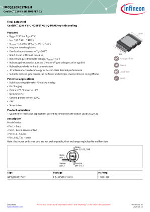 IMCQ120R017M2H 数据手册首页